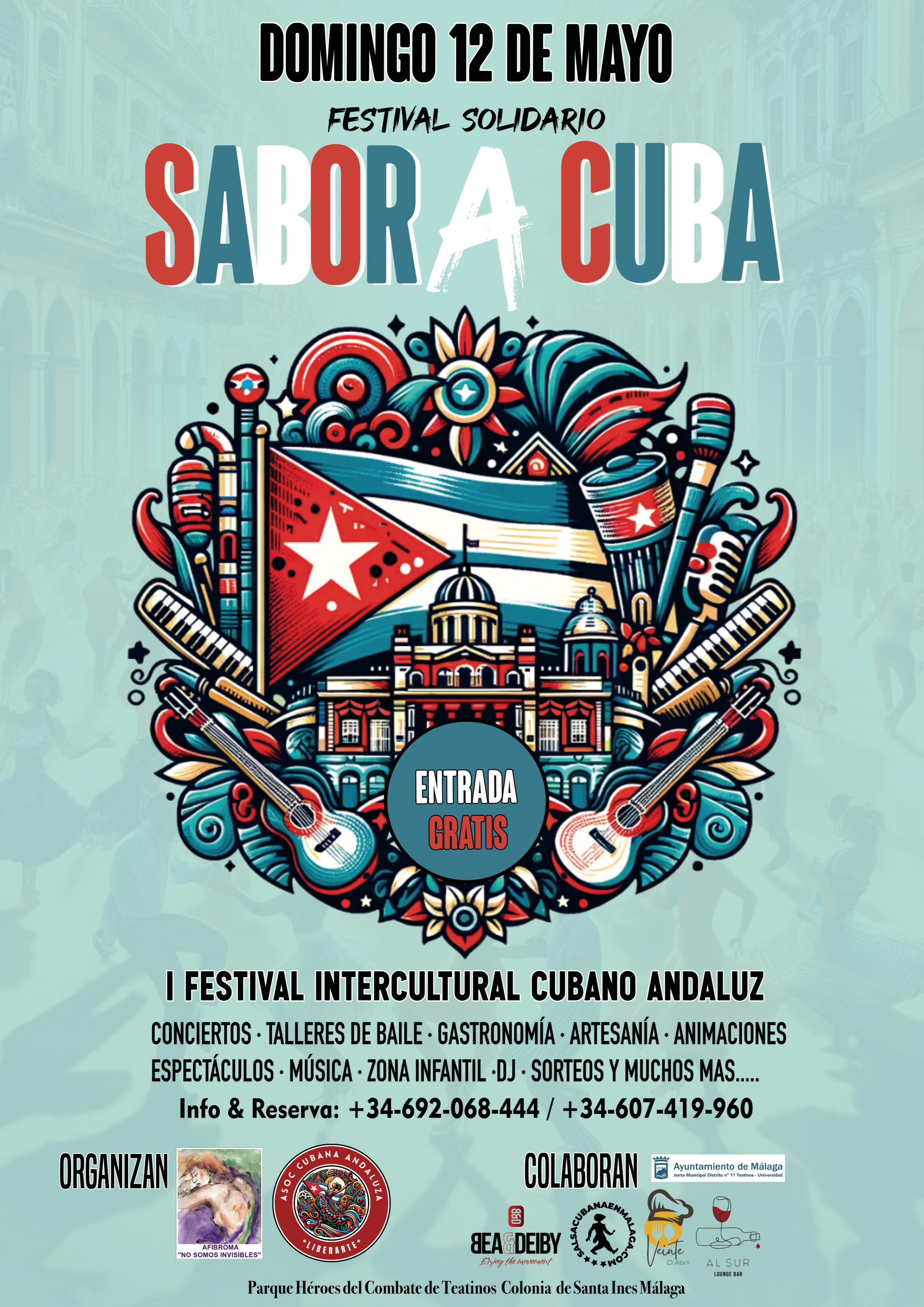 12 de mayo 2024 Primer festival cubano andaluz en Málaga